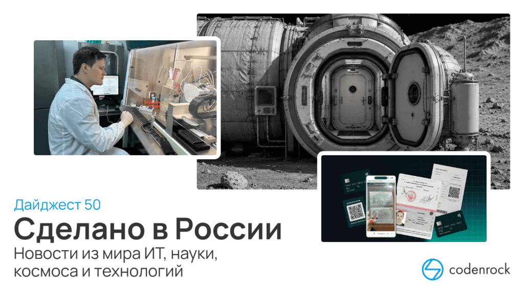 Сделано в России: дайджест №50 новостей из мира ИТ, науки, космоса и технологий