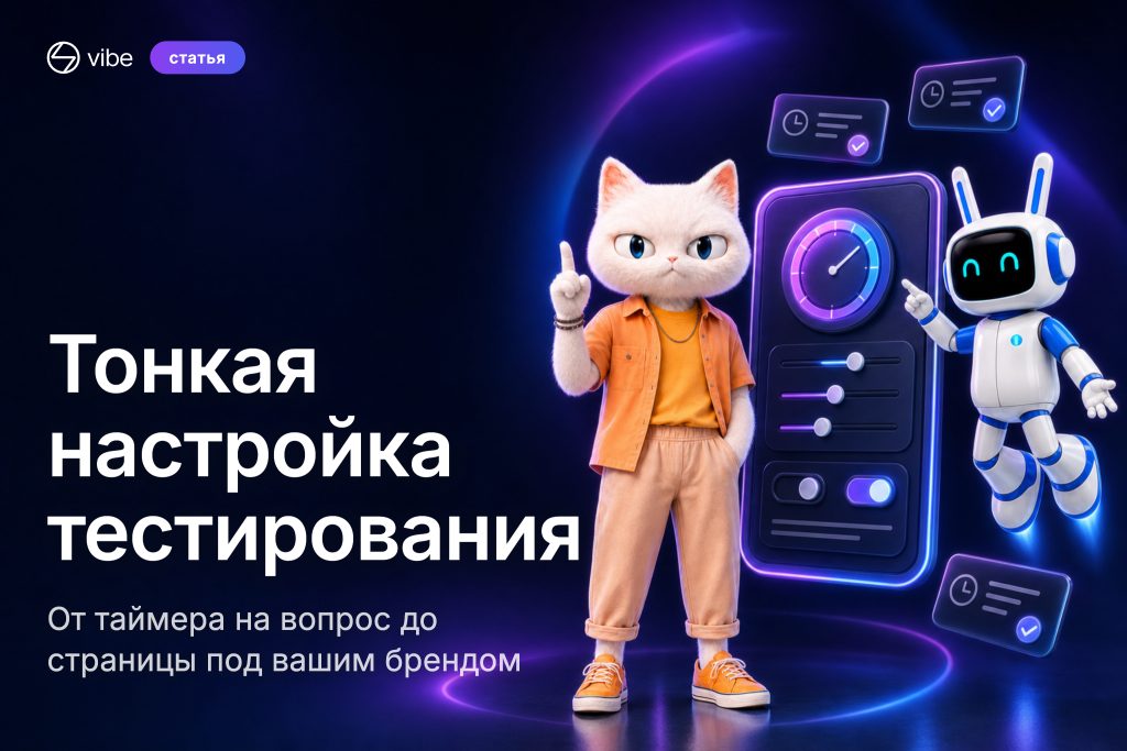 Тонкая настройка тестирования в Codenrock Vibe: пять сценариев — от потока откликов до конкурса с обратной связью